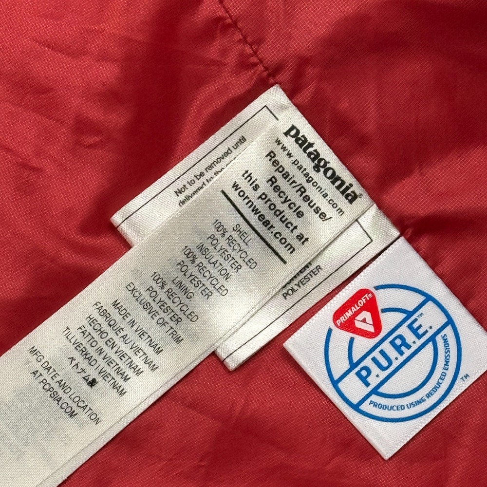Patagonia Jacket Womens XXS Red Nano Puffer Insulated Primaloft Full Zip - Picture 4 of 13